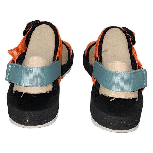NWT MERRELL MSRP $84.99 MEN\'S BLACK EXUBERANCE ORANGE ALPINE STRAP SANDALS main image 5